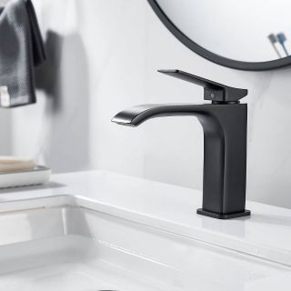 Смеситель для раковины Shevanik S4001H чёрный